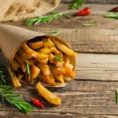 Frites de panais au four
