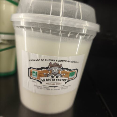 Fromage blanc de chèvre bio - La Ferme du Roc
