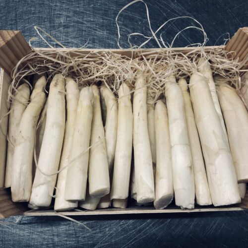 Asperges blanches courtes - Maxime Renneteau