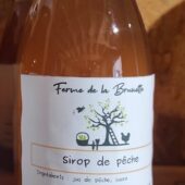 Sirop de pêche - Ferme de la Brunette